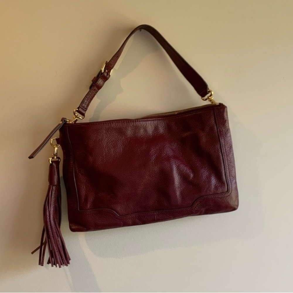 Banana Republic Evan Convertible Leather Crossbody Bag